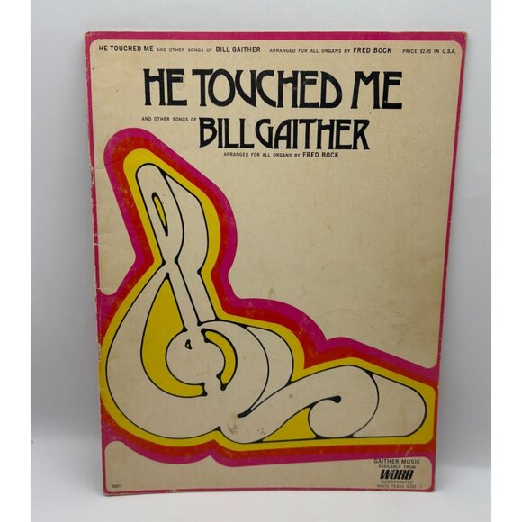 Bill Gaither He Touched Me Sheet Music Songbook Piano Organ 7 Songs 1960s - Picture 7 of 7